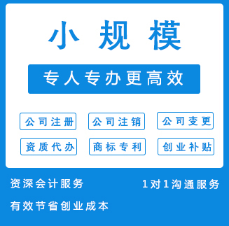 小规模代理记账